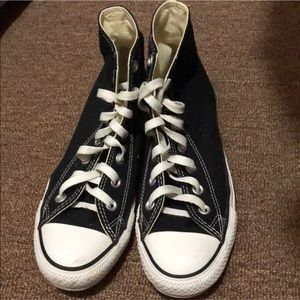 Black and White High Top Converse All Star